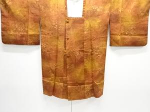 草花模様ロング道行コート